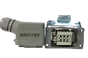 6 pin hoods heavy duty connector bottom open