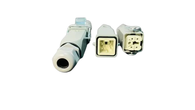 4 pin Heavy Duty Rectangular Connector