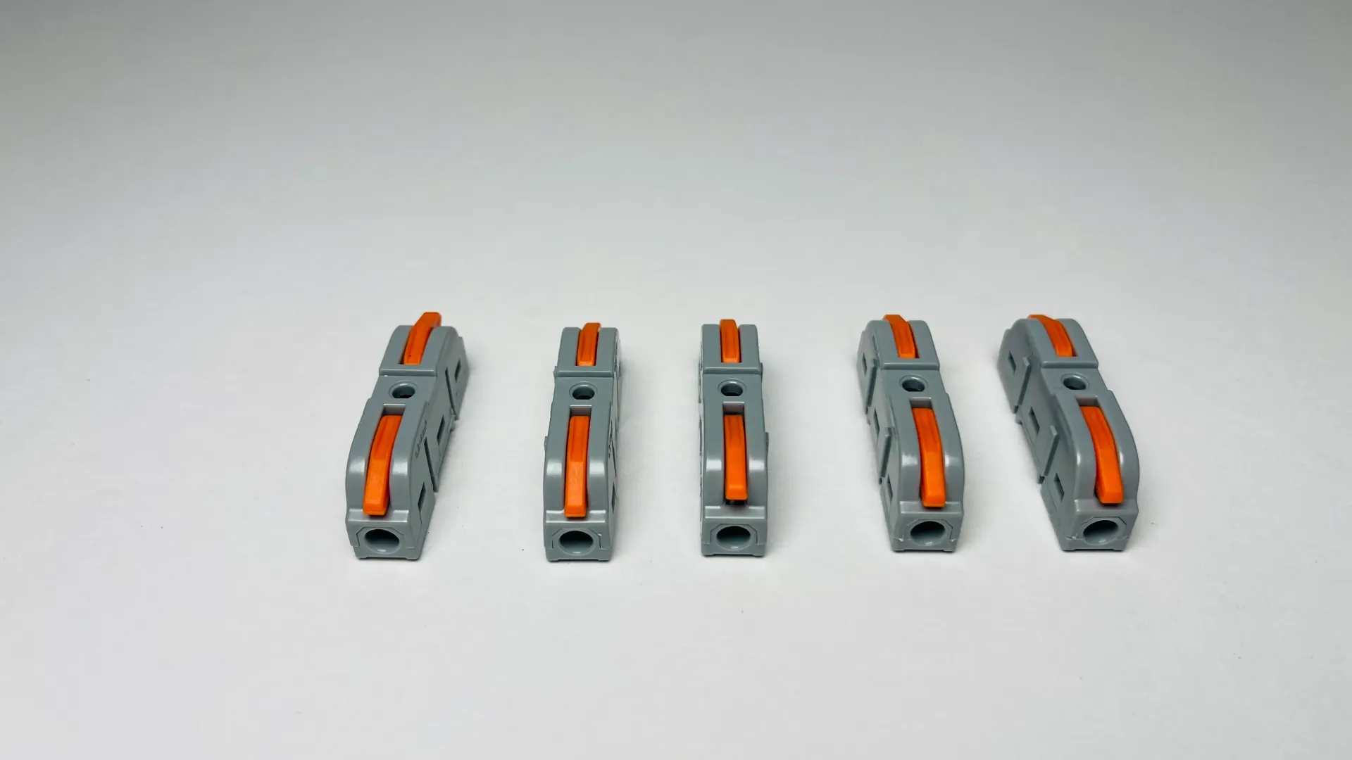 [1-IN-1 Out Quick wire connector] 1 In 1 Out Lever Wire Connector | Inline Quick Wire Joining Connector | Modular Reusable Electrical Cable Connector