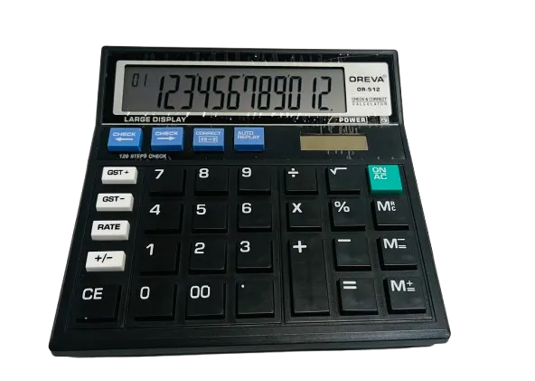 [OR-512] OREVA OR-512 12 Digit GST Calculator with Check & Correct & Auto Replay
