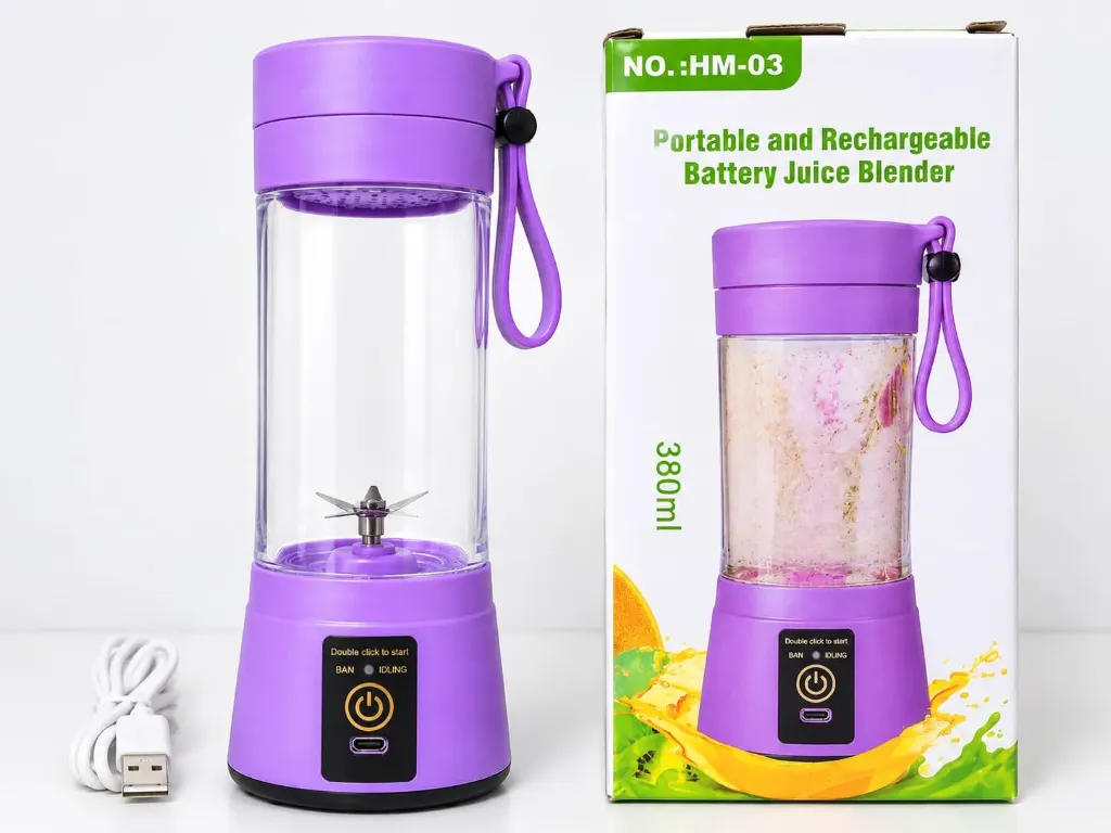 HM-03 380ml Portable Rechargeable Blender | Mini Juice Maker